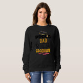 Stolzer Vater einer Uni Gradu Sweatshirt (Vorne ganz)