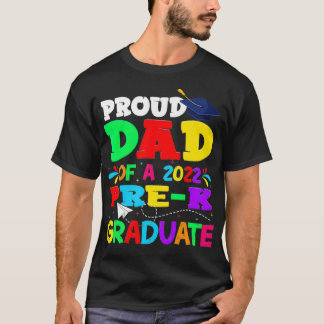 Stolzer Vater eines 2022 Pre-K Absolventen Vaterta T-Shirt