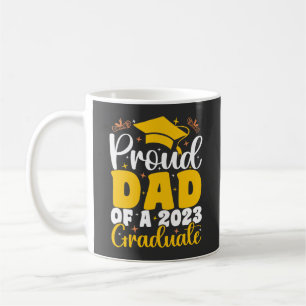 Stolzer Vater eines 2023-Grad-Funny-Abschlusses Kaffeetasse