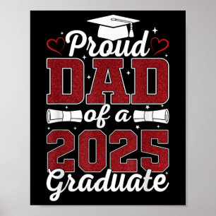 Stolzer Vater eines 2025 Absolventen Senior Cl von Poster