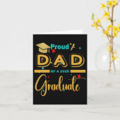 Stolzer Vater eines 2025 höheren Abschlusses Cl vo Karte (Gelbe Blume)