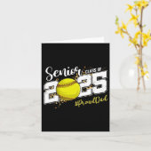 Stolzer Vater eines 2025 Senior Software Abschluss Karte (Gelbe Blume)