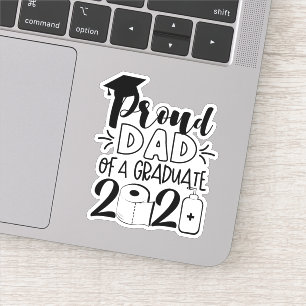 Stolzer Vater eines Absolventen - 2021 Aufkleber