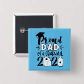 Stolzer Vater eines Absolventen - 2021 Button (Vorne & Hinten)