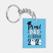 Stolzer Vater eines Absolventen - 2021 Schlüsselanhänger (Vorderseite links)