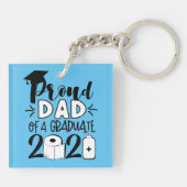 Stolzer Vater eines Absolventen - 2021 Schlüsselanhänger (Rückseite)