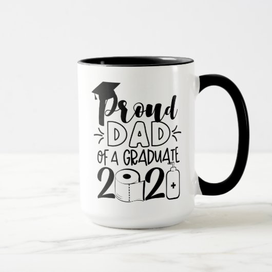 stolzer Vater eines Absolventen - 2021 Tasse (Rechts)
