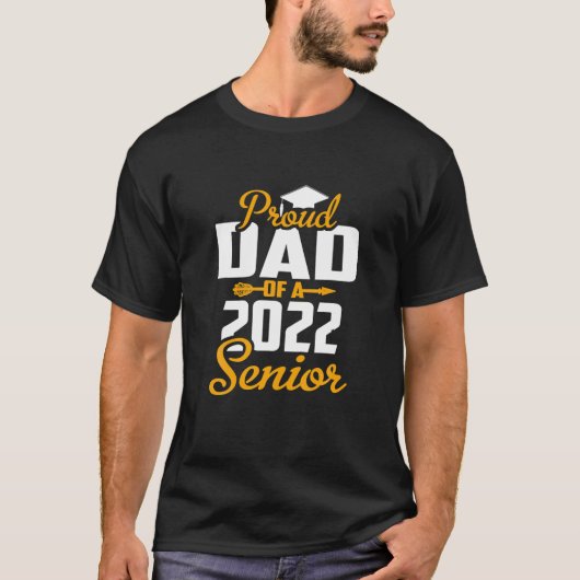 Stolzer Vater eines Absolventen 2022, zurück zur S T-Shirt (Vorderseite)