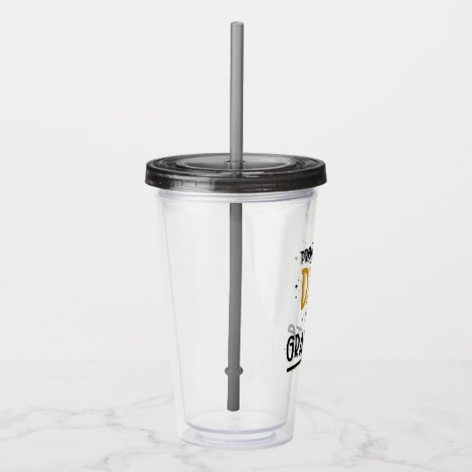 stolzer Vater eines Absolventen Acryltrinkbecher (Rechts)