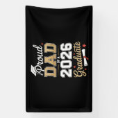Stolzer Vater eines Absolventen der Abschlussklass Banner (Vertikal)