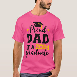 Stolzer Vater eines Absolventen der Klasse 2024 Se T-Shirt
