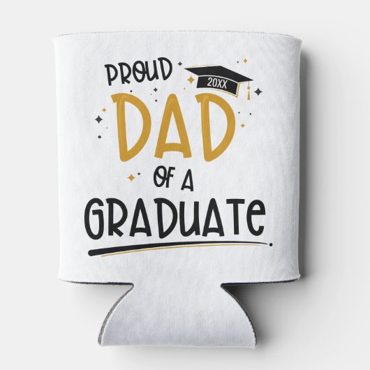 Stolzer Vater eines Absolventen Dosenkühler (Rückseite)