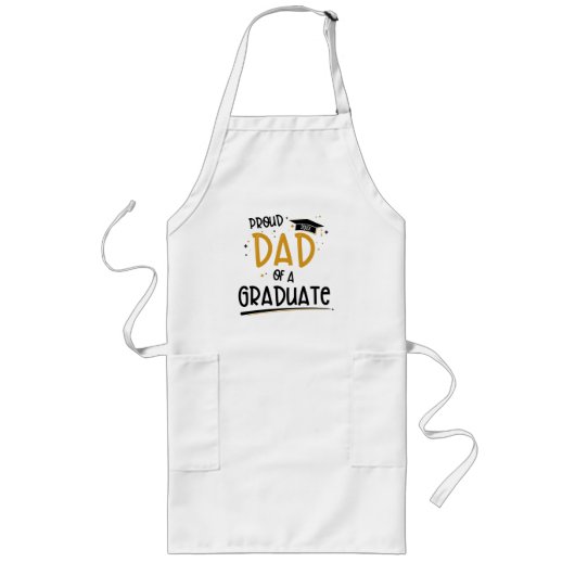 Stolzer Vater eines Absolventen Lange Schürze (Vorne)