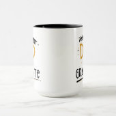 stolzer Vater eines Absolventen Tasse (Zentrum)