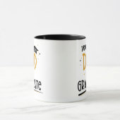 stolzer Vater eines Absolventen Tasse (Zentrum)