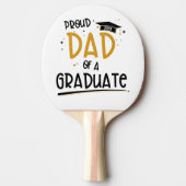 stolzer Vater eines Absolventen Tischtennis Schläger (Vorderseite)