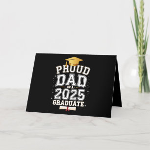 Stolzer Vater eines Absolventen von 2025 Familiena Dankeskarte