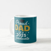Stolzer Vater eines Absolventen von 2025 Kaffeetasse (Vorderseite Links)