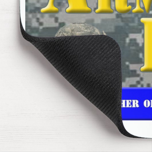 Stolzer Vater eines amerikanischen Held-Geschenkmo Mousepad (Ecke)