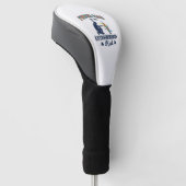 Stolzer Vater eines außergewöhnlichen Kindes Autis Golf Headcover (angewinkelt)