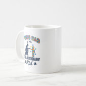 Stolzer Vater eines außergewöhnlichen Kindes Autis Kaffeetasse (Vorderseite Links)