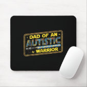 Stolzer Vater eines Autismus-Kriegers Autismus-Bew Mousepad (Mit Mouse)