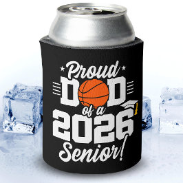 Stolzer Vater eines Basketball-Absolventen 2026 Dosenkühler