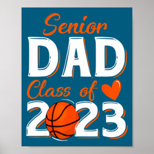Stolzer Vater eines Basketball-Absolventen der Obe Poster