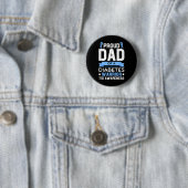 Stolzer Vater eines Diabetes-Warrior T1d-Bewusstse Button (Beispiel)