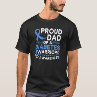 Stolzer Vater eines Diabetes-Warrior T1D-Bewusstse T-Shirt