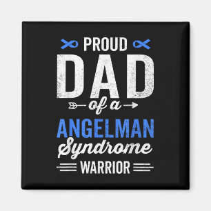 Stolzer Vater eines Engelman-Syndroms Warrior Surv Magnet