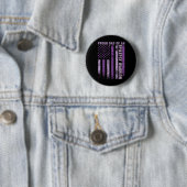 Stolzer Vater eines Epilepsie-Krieger-Epilepsie-Aw Button (Beispiel)
