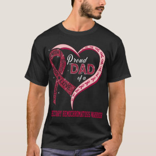 Stolzer Vater eines Erbheimochromatosekriegers T-Shirt