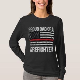Stolzer Vater eines Feuerwehrmanns - Feuerwehrpare T-Shirt