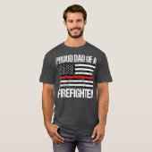 Stolzer Vater eines Feuerwehrmanns T-Shirt (Vorne ganz)
