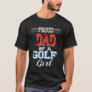 Stolzer Vater eines Golfspielers Fan's Day T-Shirt