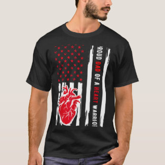 Stolzer Vater eines Herzenshelden CHD-Bewusstsein T-Shirt