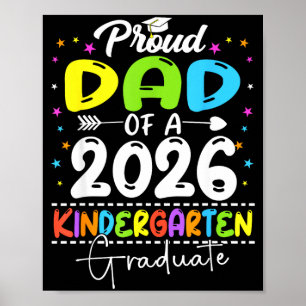 Stolzer Vater eines Kindergarten-Absolventen der K Poster