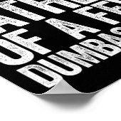 Stolzer Vater eines kleinen Dumb- Kinder Funny Vat Poster (Ecke)