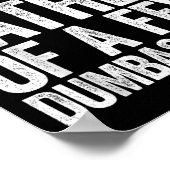 Stolzer Vater eines kleinen Dumb Kinder Shirt lust Poster (Ecke)