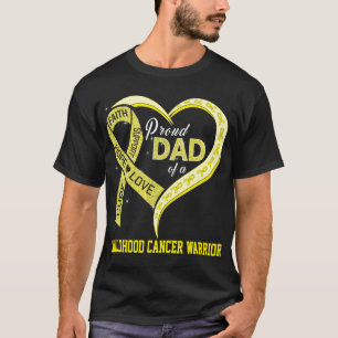 Stolzer Vater eines Krebskriegers im Kindesalter T-Shirt