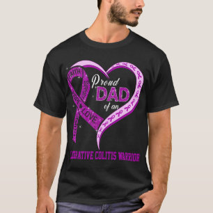 Stolzer Vater eines Kriegers der Colitis-Ulzeratio T-Shirt