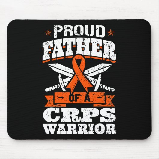 Stolzer Vater eines Kriegers der Crps Rsd-Bewussts Mousepad (Vorne)