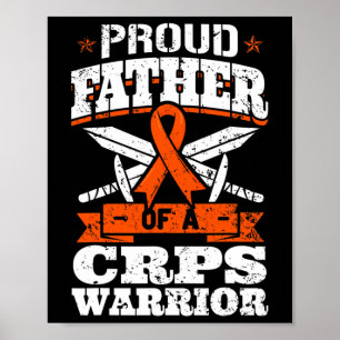 Stolzer Vater eines Kriegers der Crps Rsd-Bewussts Poster