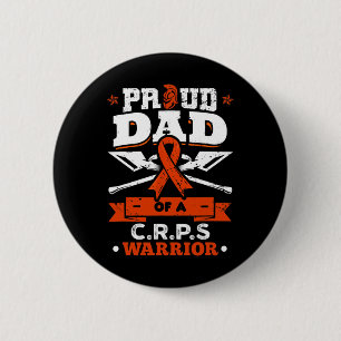 Stolzer Vater eines Kriegers des Crps Monat Orange Button