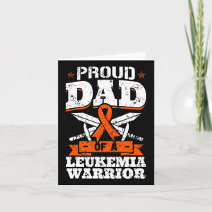 Stolzer Vater eines Leukämie Kriegers Daddy Awaren Karte