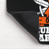 Stolzer Vater eines Leukämie Kriegers Daddy Awaren Mousepad (Ecke)