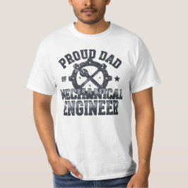 Stolzer Vater eines Maschineningenieurs T-Shirt