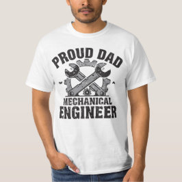 Stolzer Vater eines Maschineningenieurs T-Shirt