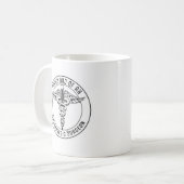 Stolzer Vater eines orthopädischen Chirurgen Caduc Kaffeetasse (Vorderseite Links)